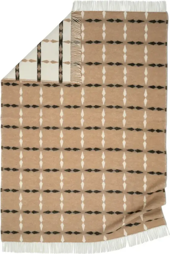 Tile pledd 130x180 cm Beige