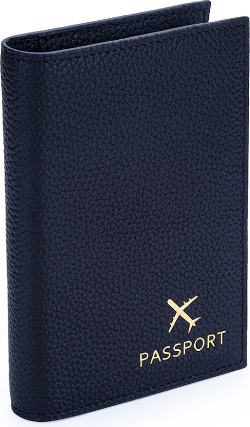 Luksus Slim Passport Holder Black
