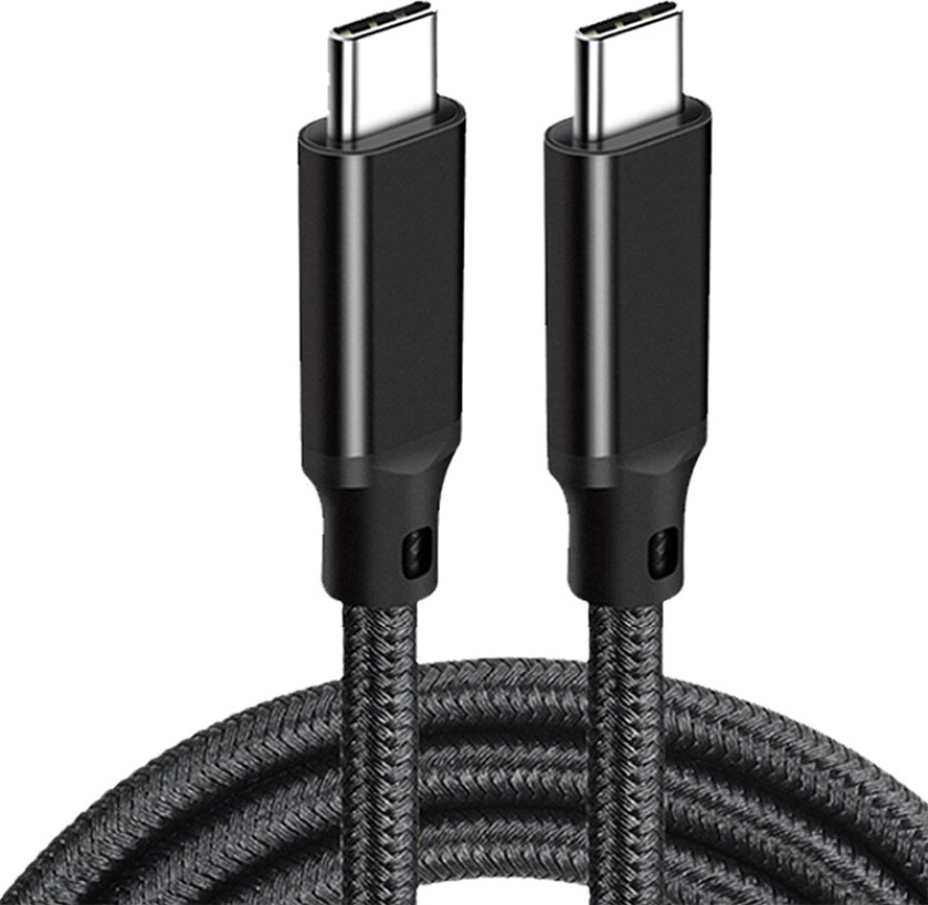 3M USB-C til USB-C hurtigladekabel - Svart Black 3 m