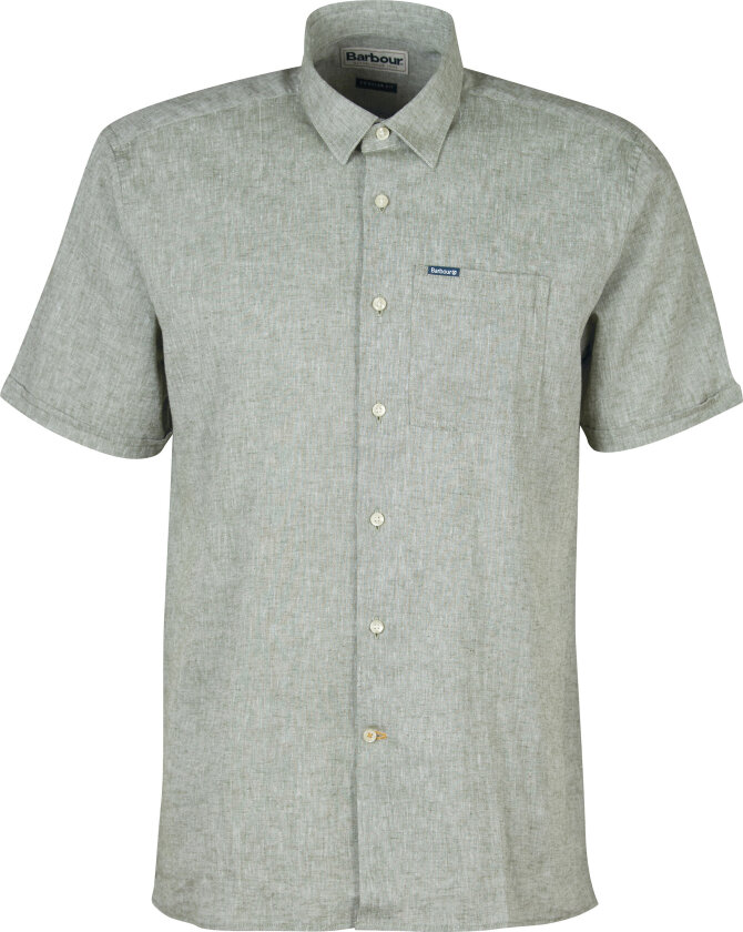 Men's Nelon Shortsleeve Summer Shirt Bleached Olive XL, Bleached Olive