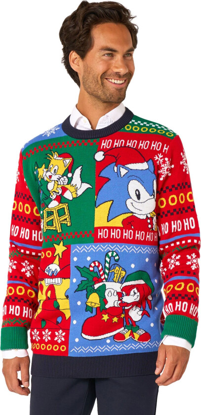 OppoSuits Sonic Julegenser - XX-Large