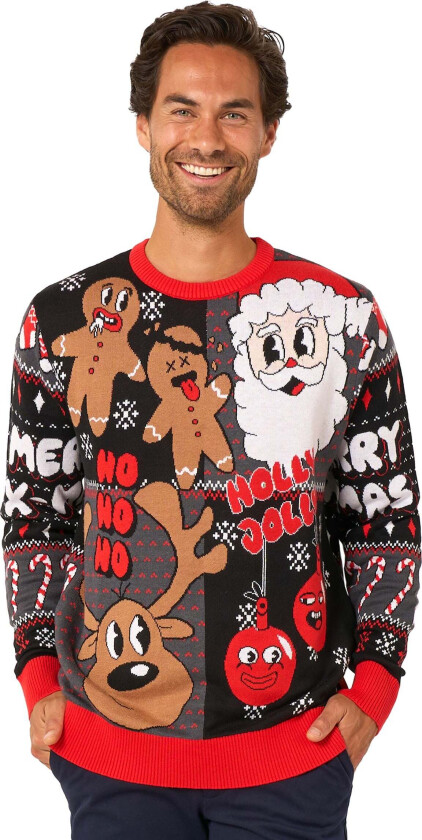 OppoSuits Merry Jinglejoy Julegenser - Large