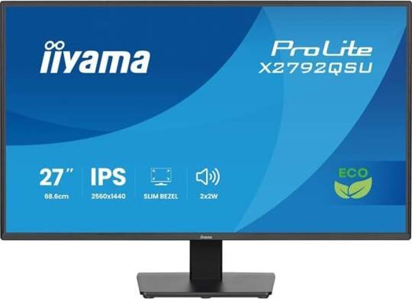 27" iiyama ProLite X2792QSU-B1 - LED monitor - 27"