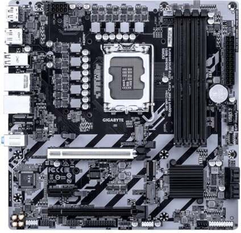 Q870M D3H - motherboard - micro ATX - LGA1851 Socket - Q870 Hovedkort - Intel Q870 - Intel LGA1851 socket - DDR5 RAM - Micro-ATX