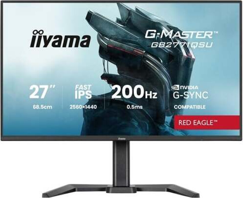 27" iiyama G-MASTER Red Eagle GB2771QSU-B1 - LED monitor - QHD - 27"