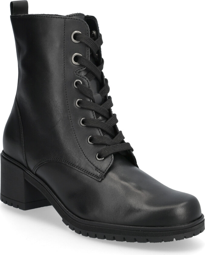 Laced Ankle Boot - Black - 37.5