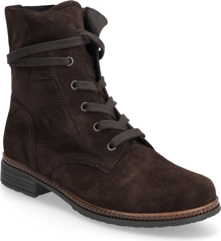 Laced Ankle Boot - Brown - 41
