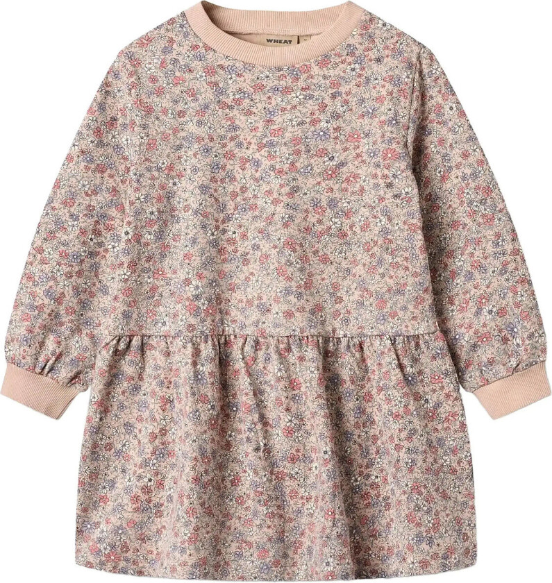 Sweat Dress L/S Zenia - Pink - 152