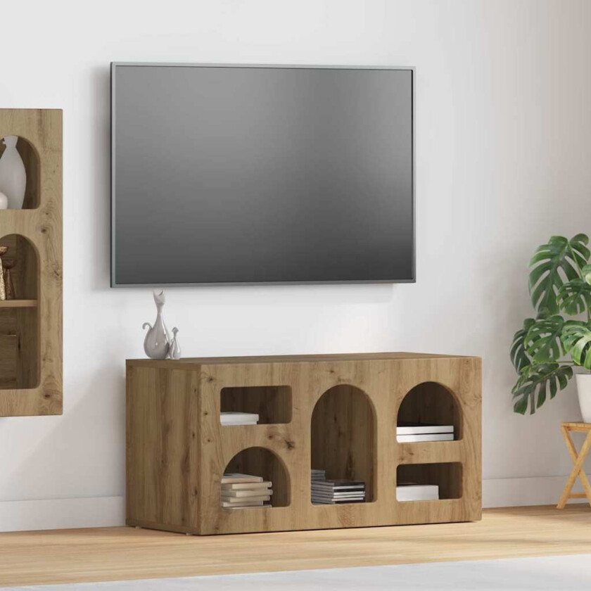 TV-skap Artisan Eik 80 x 35 x 40 cm Konstruert tre