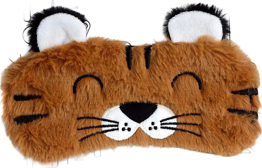 Bilde av Plush Adoramals Leopard Eye Mask - Brown - ONE SIZE