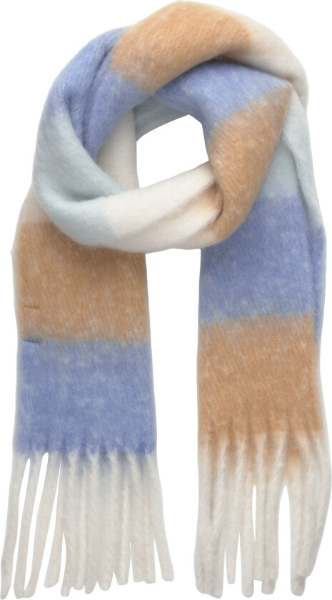 Striped Knit Scarf - Multi/patterned - ONE SIZE