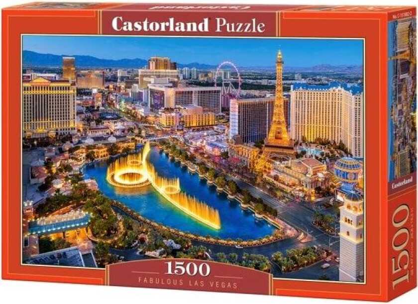 Castorland Fabulous Las Vegas 1500 pcs Puslespill 1500 stykker By