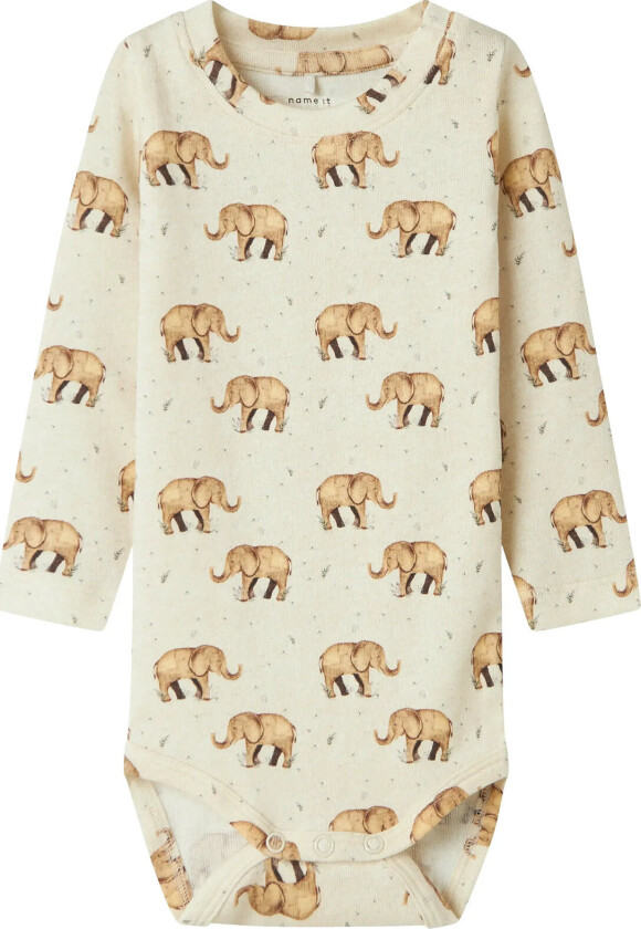 Nbmbobby M Ls Body - Cream - 50