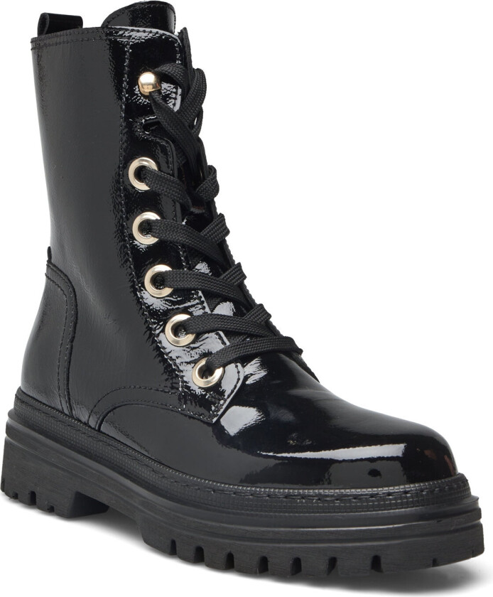 Laced Ankle Boot - Black - 37