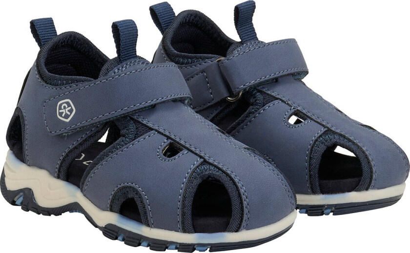 Baby Sandals W. Velcro Strap - Navy - 29