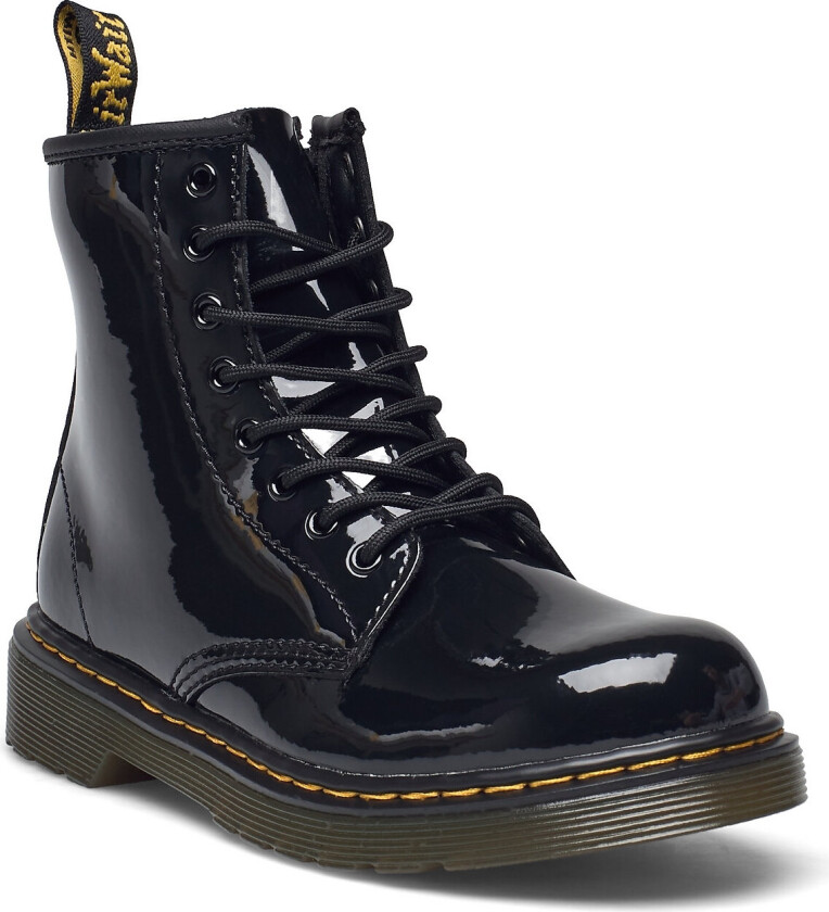 1460 J Black Patent Lamper - Black - 28