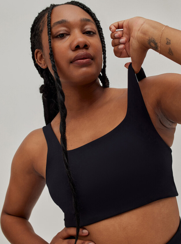 Tommy Bra, Square-Neck - Black - 4XL