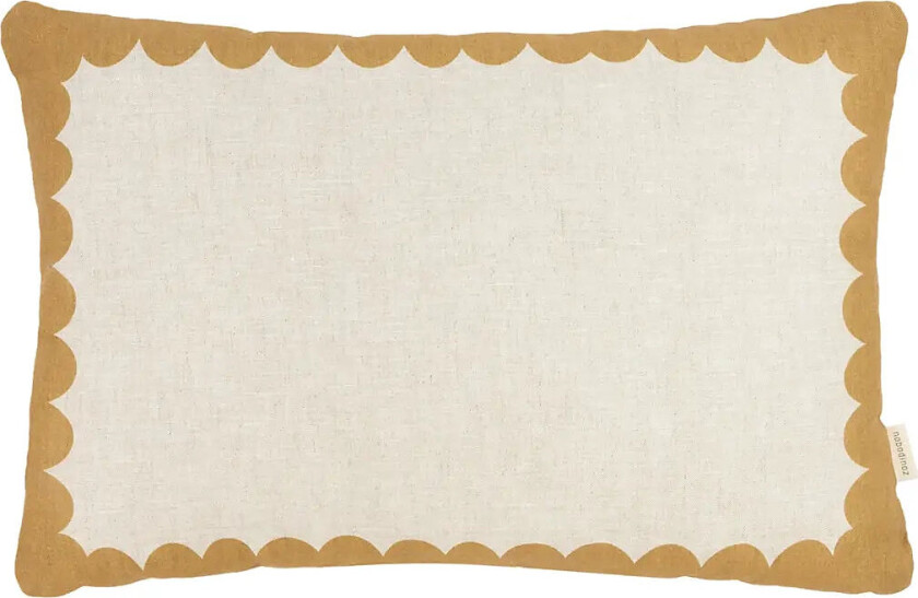 Vibes Rect. Cushion Linen 45X30 L - Cream - ONE SIZE