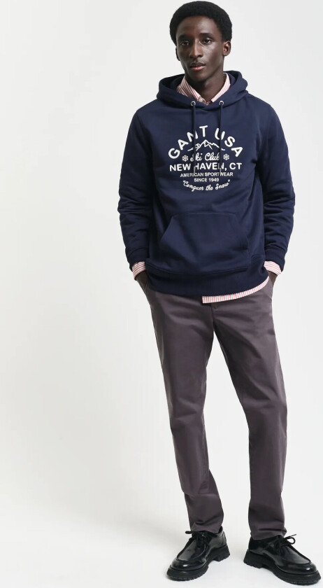 Slim Twill Chinos - Grey - 36 x 36