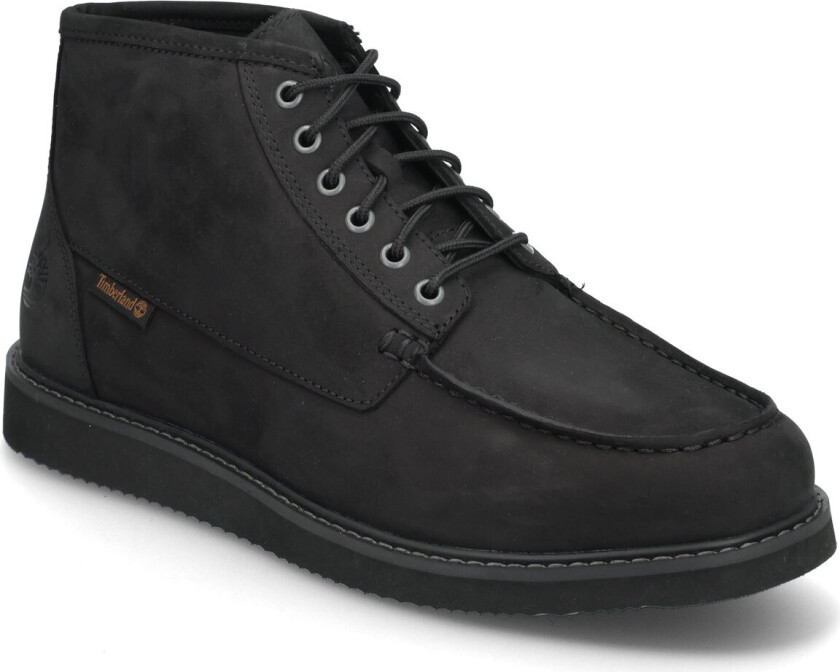 Newmarket Mid Lace Up Chukka Boot Black Nubuck - Black - 41
