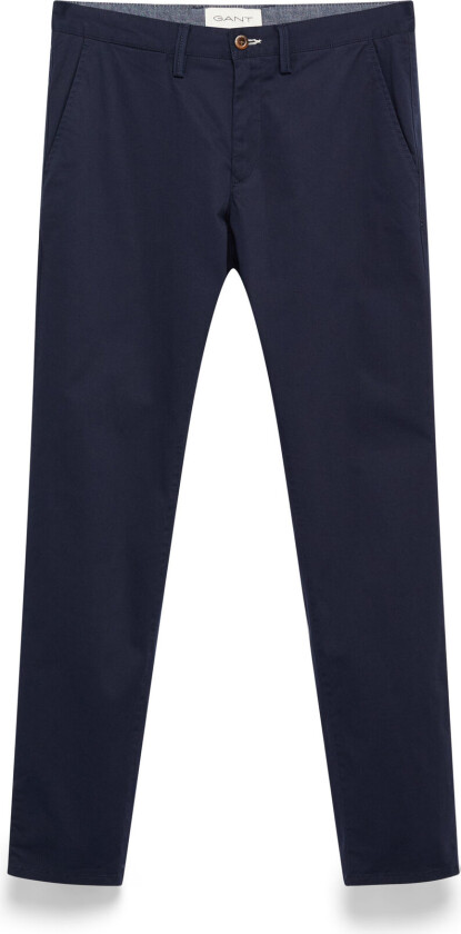 Slim Twill Chinos - Navy - 36 x 36
