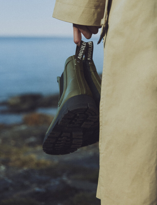 Rain Boots - Low With Elastic - Green - 36