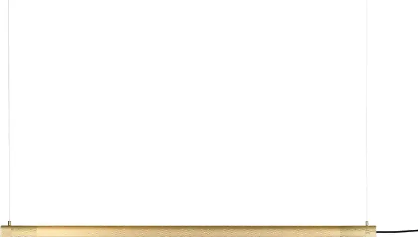 Radent hengelampe, messing, lengde 138 cm, stål, G13