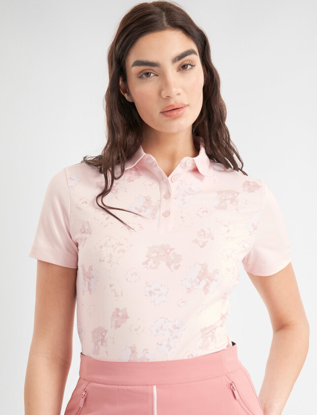 Harmony Printed S/S Shirt - Pink - XS