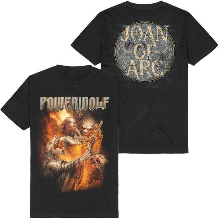 T-skjorte - Joan Of Arc - M til 3XL - Herrer - svart