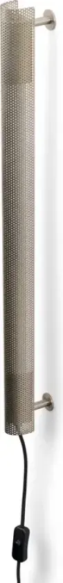 Radent vegglampe, stålgrå, høyde 135 cm, G13