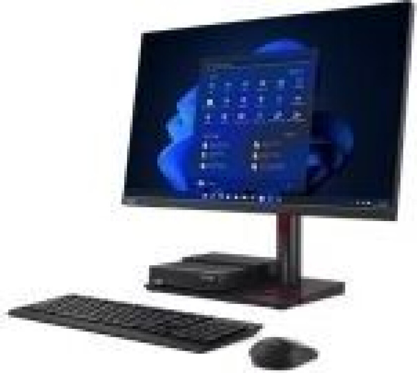 ThinkCentre Tiny-in-One Flex 27i - LED-skjerm - 27 - 1920 x 1080 Full HD (1080p) - IPS - 300 cd/m² - 1000:1 - 4 ms - HDMI, VGA, DisplayPort - ravnsort