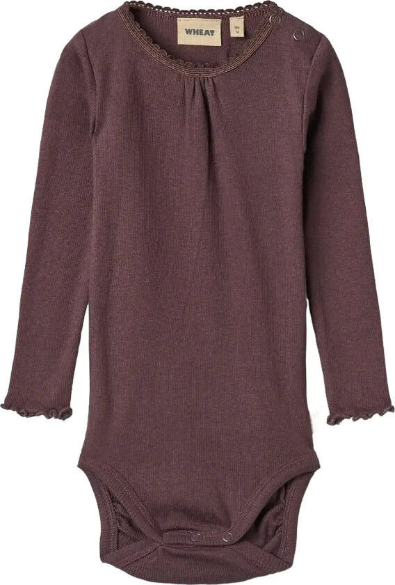 Rib Body L/S Lotta - Burgundy - 56