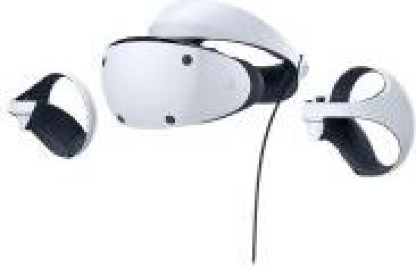 PlayStation VR2, dedikert hodemontert skjerm, svart, hvit, 110°, monoton, OLED, 2000 x 2040 piksler