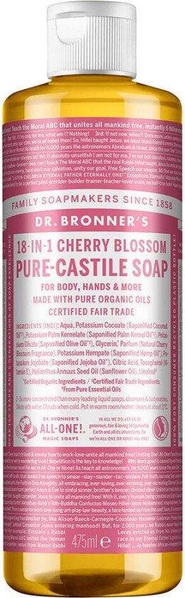 Pure Castile Liquid Soap, 475 ml Bad- & Dusjkrem