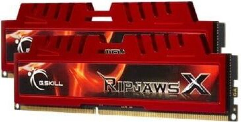 G.Skill Ripjaws-X - DDR3 - sett - 16 GB: 2 x 8 GB - DIMM 240-pin - 1600 MHz / PC3-12800 - CL10 - 1.5 V - ikke-bufret - ikke-ECC