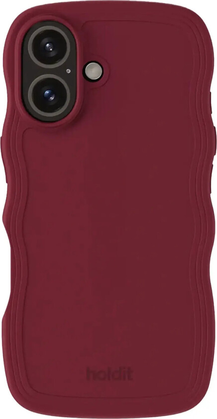 Wavy Case Red Velvet - Red - IPHONE 16