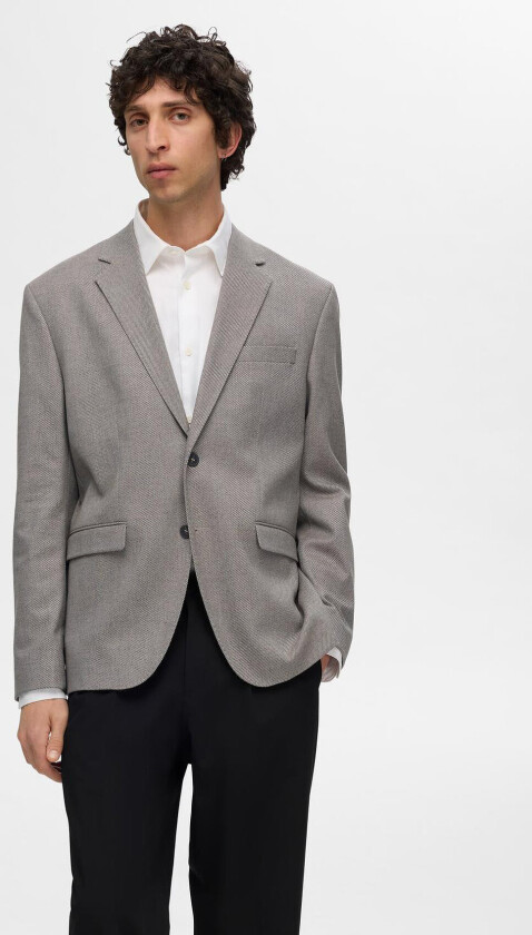 Slhreg-Odell Twill Blz - Grey - 48