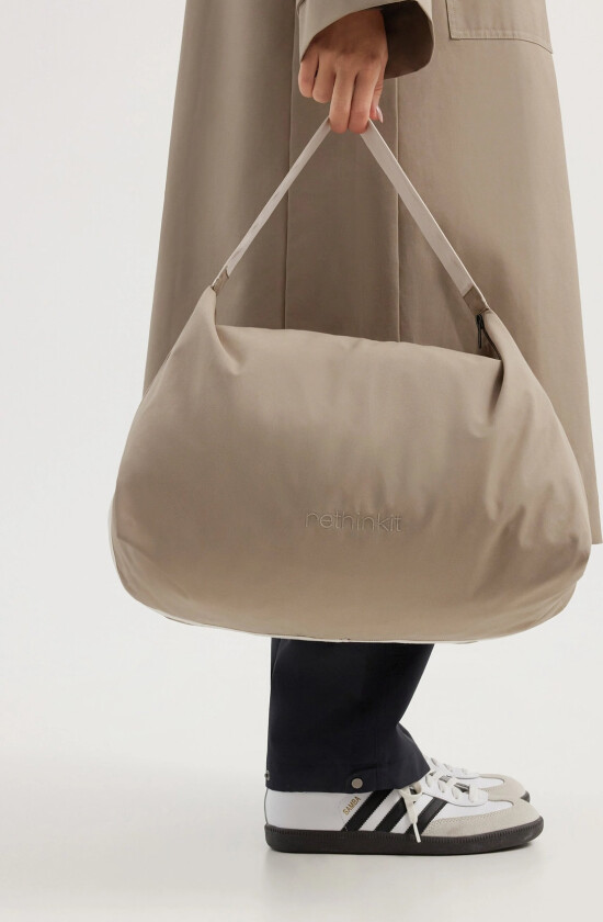Triangle Tote Bag Cloud - Beige - ONE SIZE