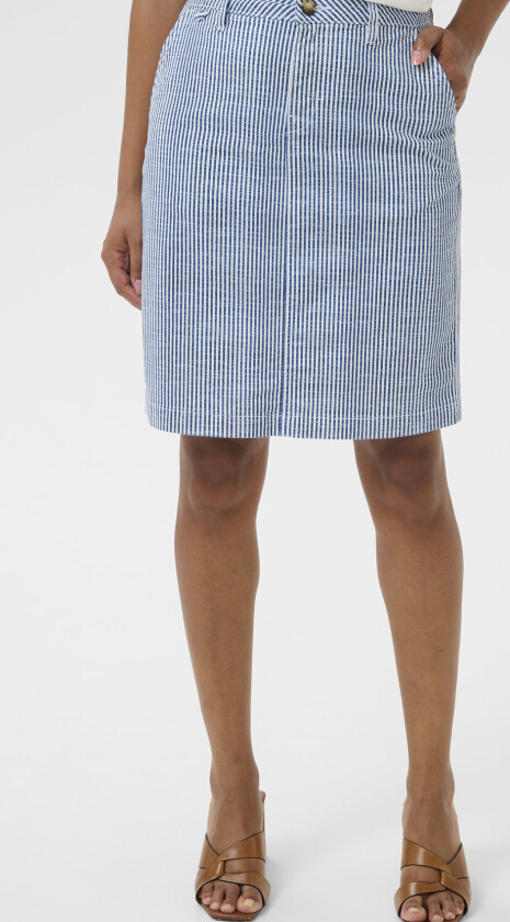 Crberta Twill Skirt - Blue - 42