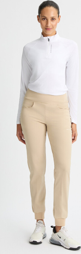 Twill Stretch Pull On Pant - Beige - L