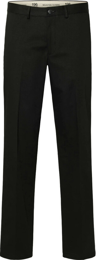 Slhstraight-William Twil 196 Pant W Noos - Black - 31 x 32