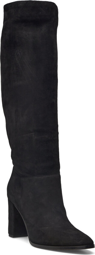 Artizan Suede Tall Boot - Black - 39.5