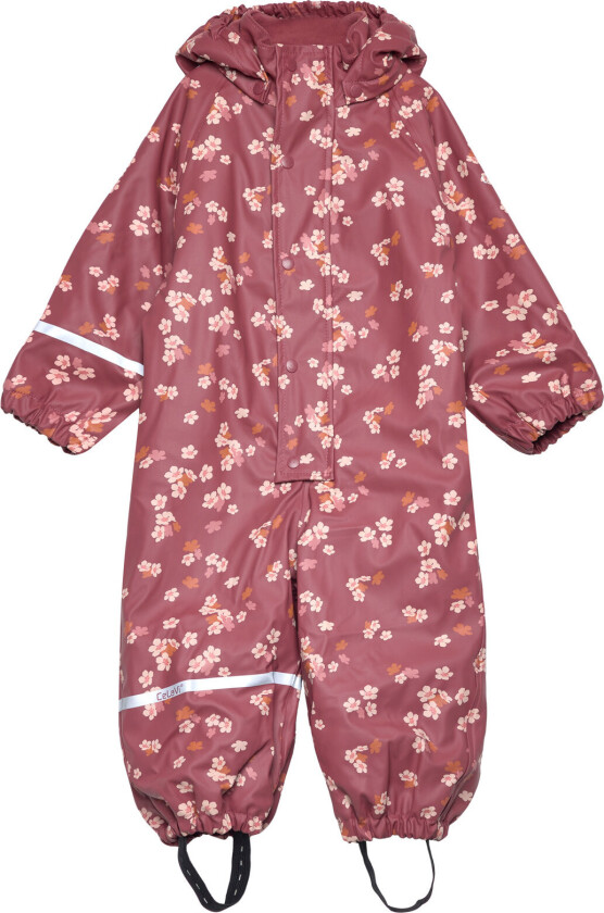 Bilde av Rainwear Suit - Aop, W. Fleece - Burgundy - 70