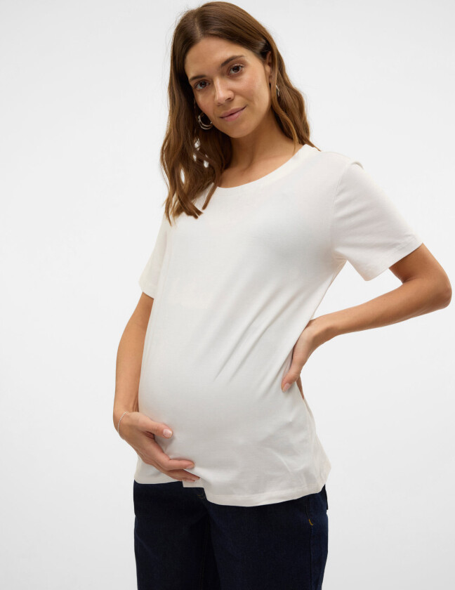 Mlmia Ss Jrs Top 2-P - White - XS