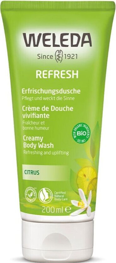 Refresh Creamy Body Wash Citrus, 200 ml