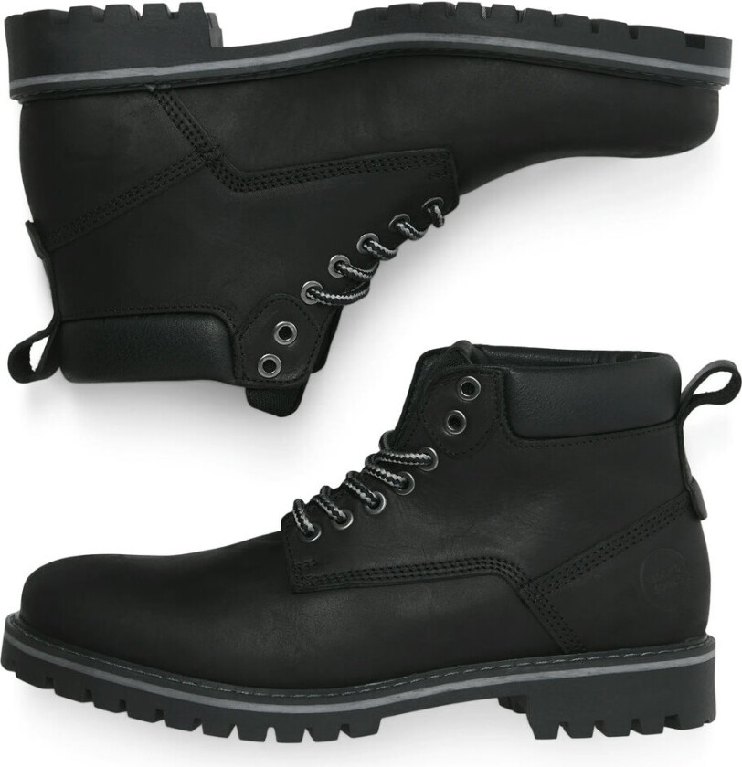 Jfwqueensway Leather Boot Sn - Black - 40