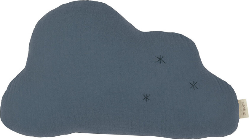 Wabi Sabi Cloud Cushion 37X25 - Blue - ONE SIZE