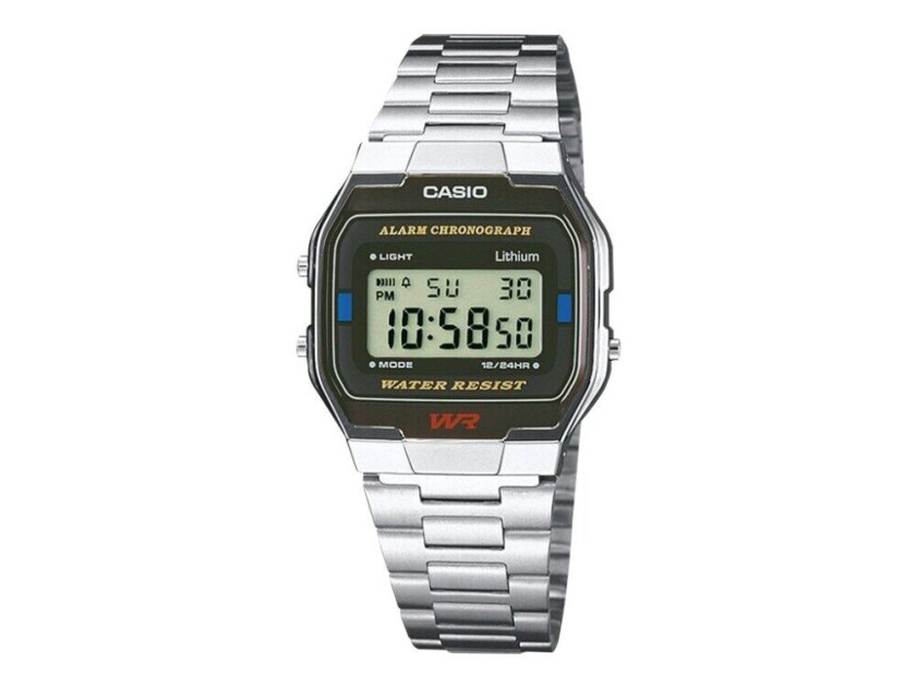 Vintage A163WA-1QES - Armbåndsur - kvarts - digital - harpiks