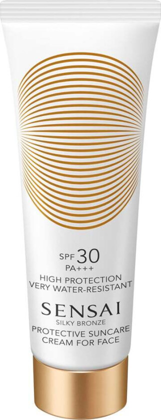 Bilde av Sensai Silky Bronze Protective Suncare Cream For Face SPF 30 50 ml