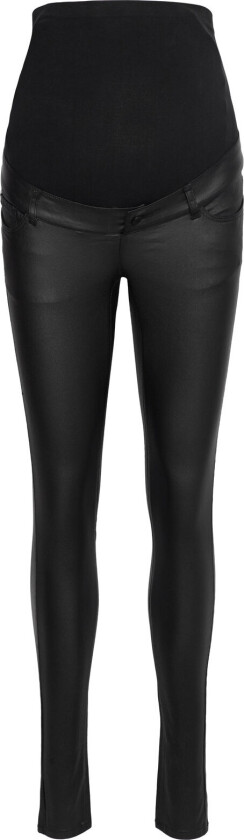 Vmmseven Ss Smooth Coated Pants Noos - Black - XS